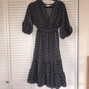 Floral Navy Dress